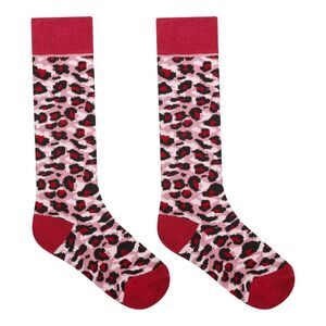 Regatta Childrens/Kids Cheetah Print Ski Socks / Dusty Rose
